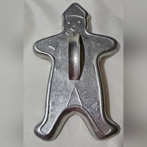 Vintage Silver Metal Cookie Cutter